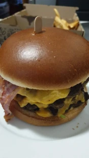 Fotka jedla Hamburger