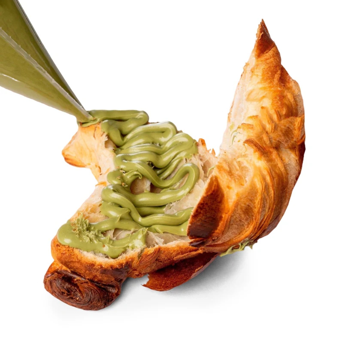 Croissant plnený s pistáciovým krémom