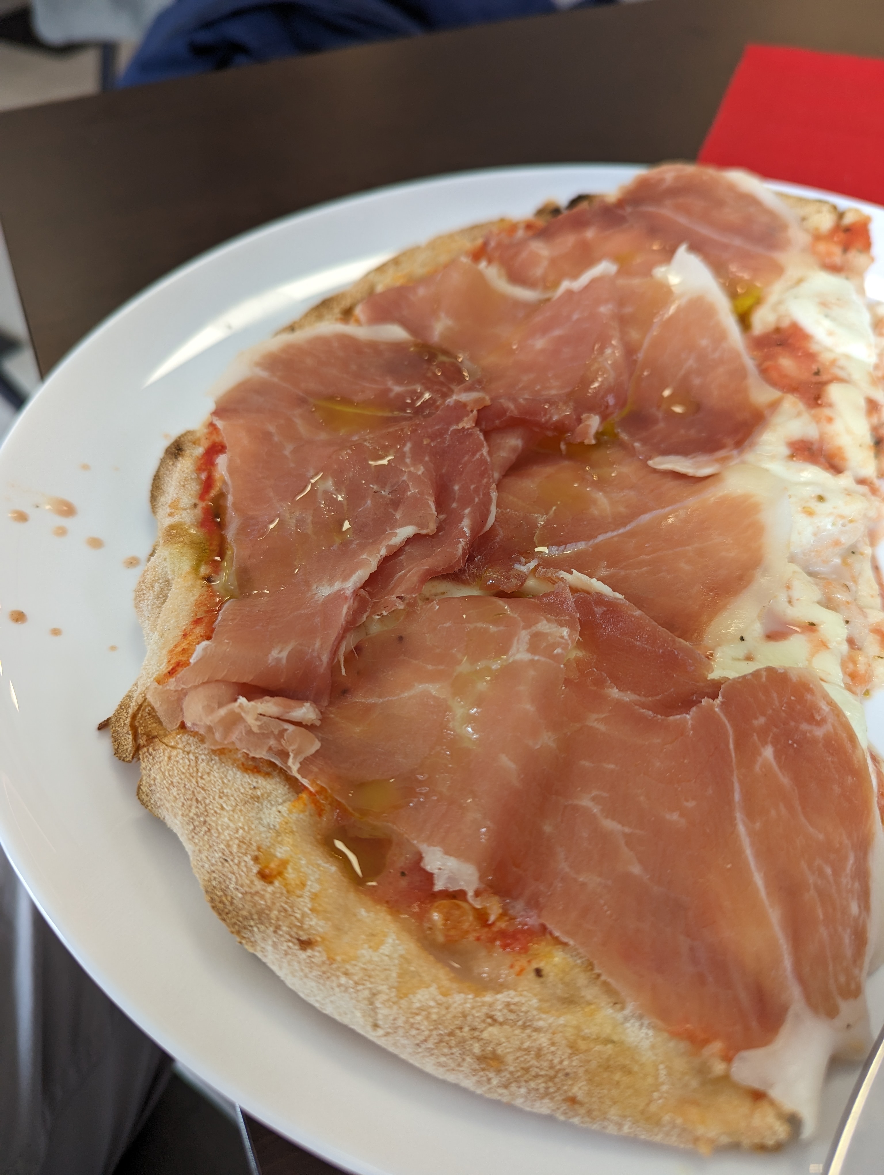 Pizza prosciutto crudo