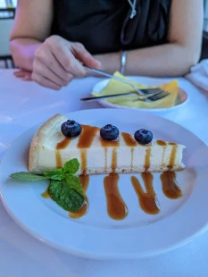 Fotografia jedla Cheesecake s karamelom