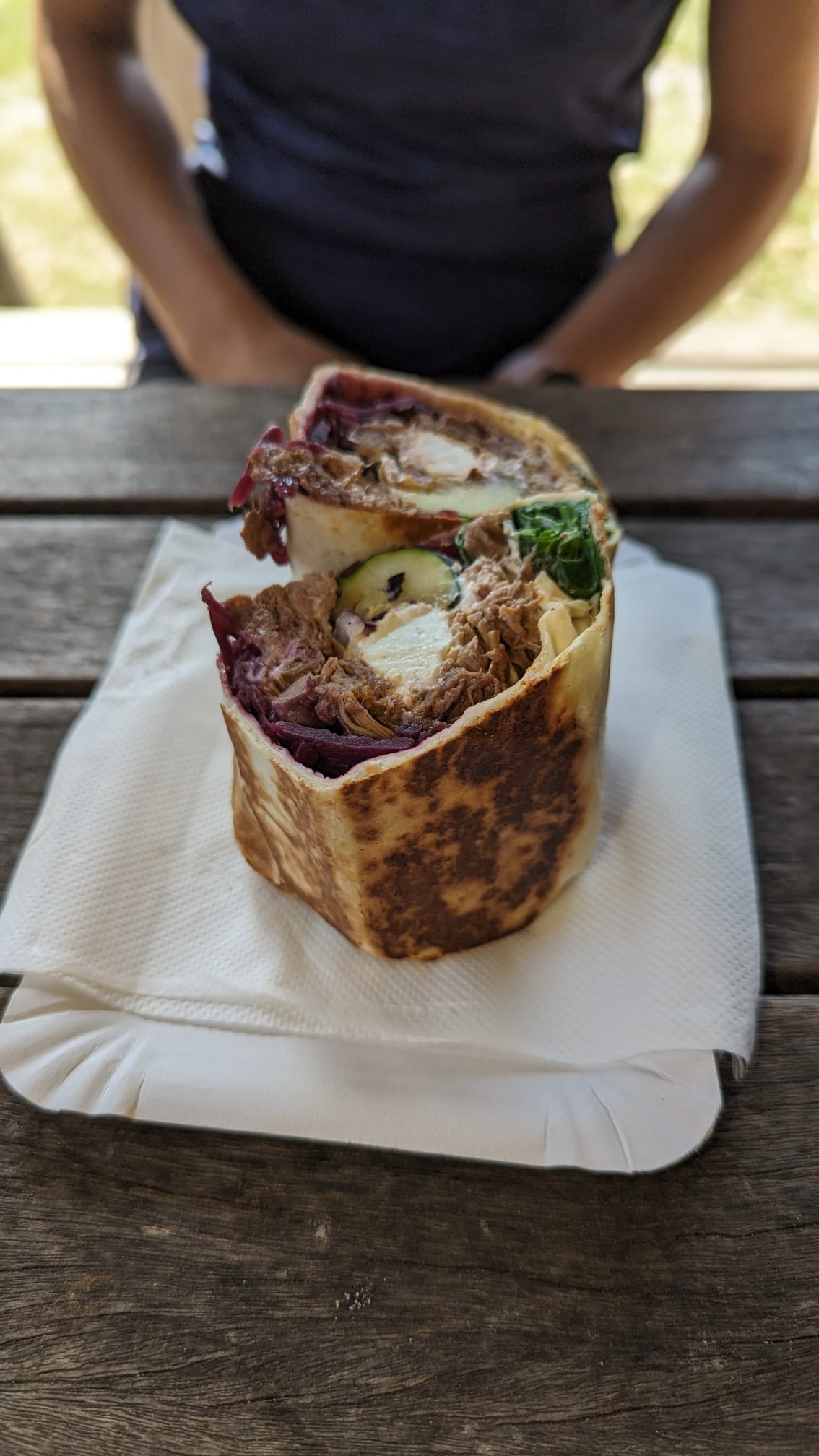 Wrap s hovädzim trhanym