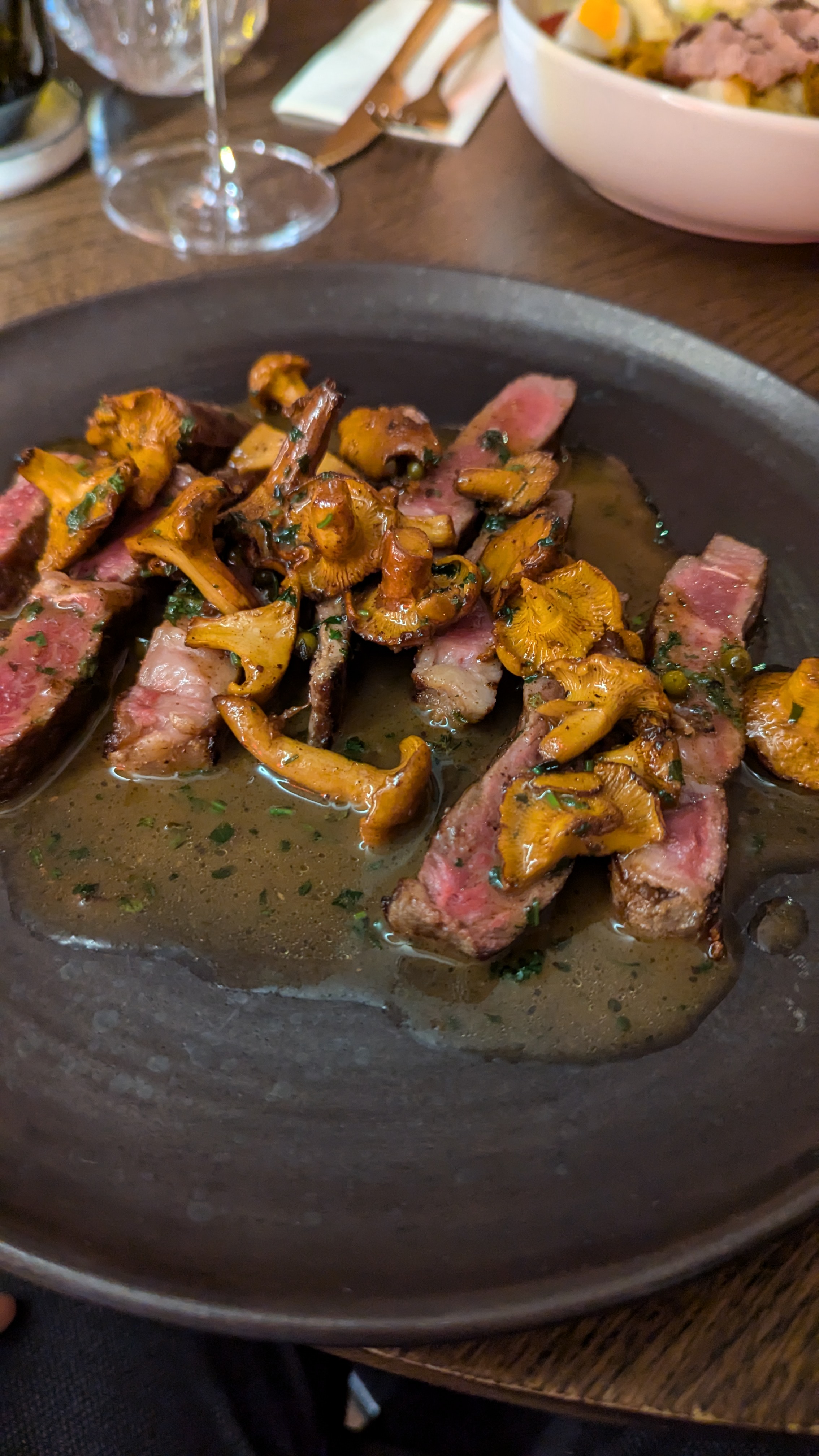 Steak s kuriatkami