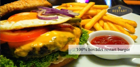 Fotografia jedla Hranolčeky a burger