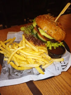 Fotografia jedla Hovädzí hamburger