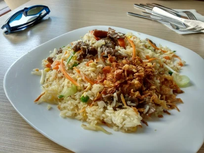 Fotka jedla Pražená ryža