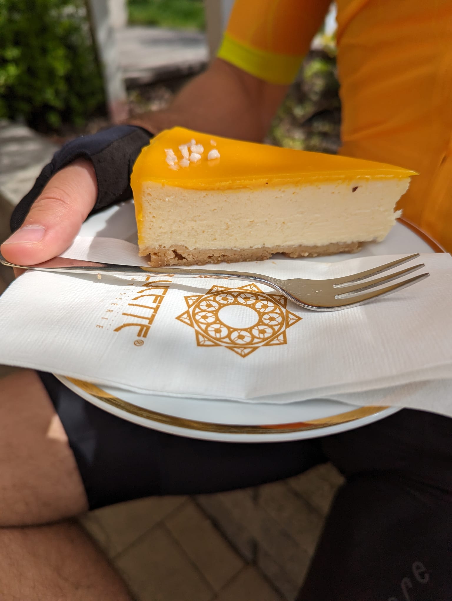 Mangový cheesecake